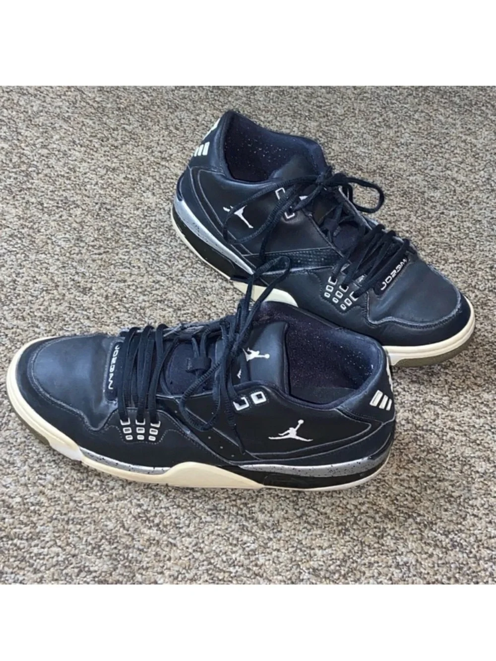 Jordan Men's Sneakers in Black and Cream Size 12 US 317820-011